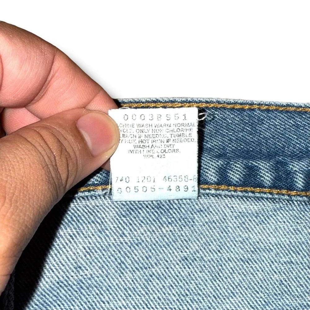 Vintage LEVIS Jeans Men 40x32 Denim Y2K 505 Regular Fit Straight Leg Zipper‎ Fly